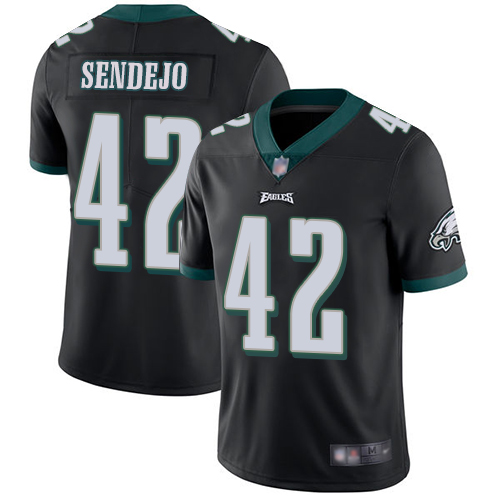 Men Philadelphia Eagles #42 Andrew Sendejo Black Alternate Vapor Untouchable NFL Jersey Limited Player->philadelphia eagles->NFL Jersey